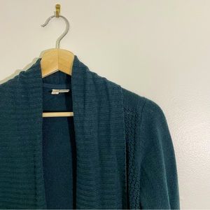 Anthropologie | Moth Emerald Green Knit Cardigan